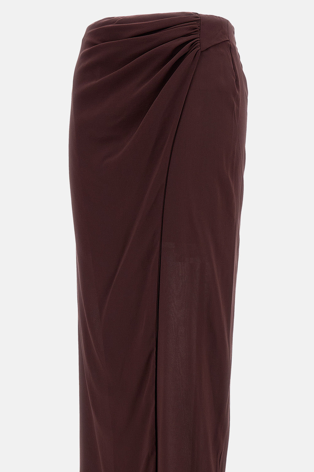 The Andamane Women Phoebe Wrap Midi Skirt THE ANDAMANE