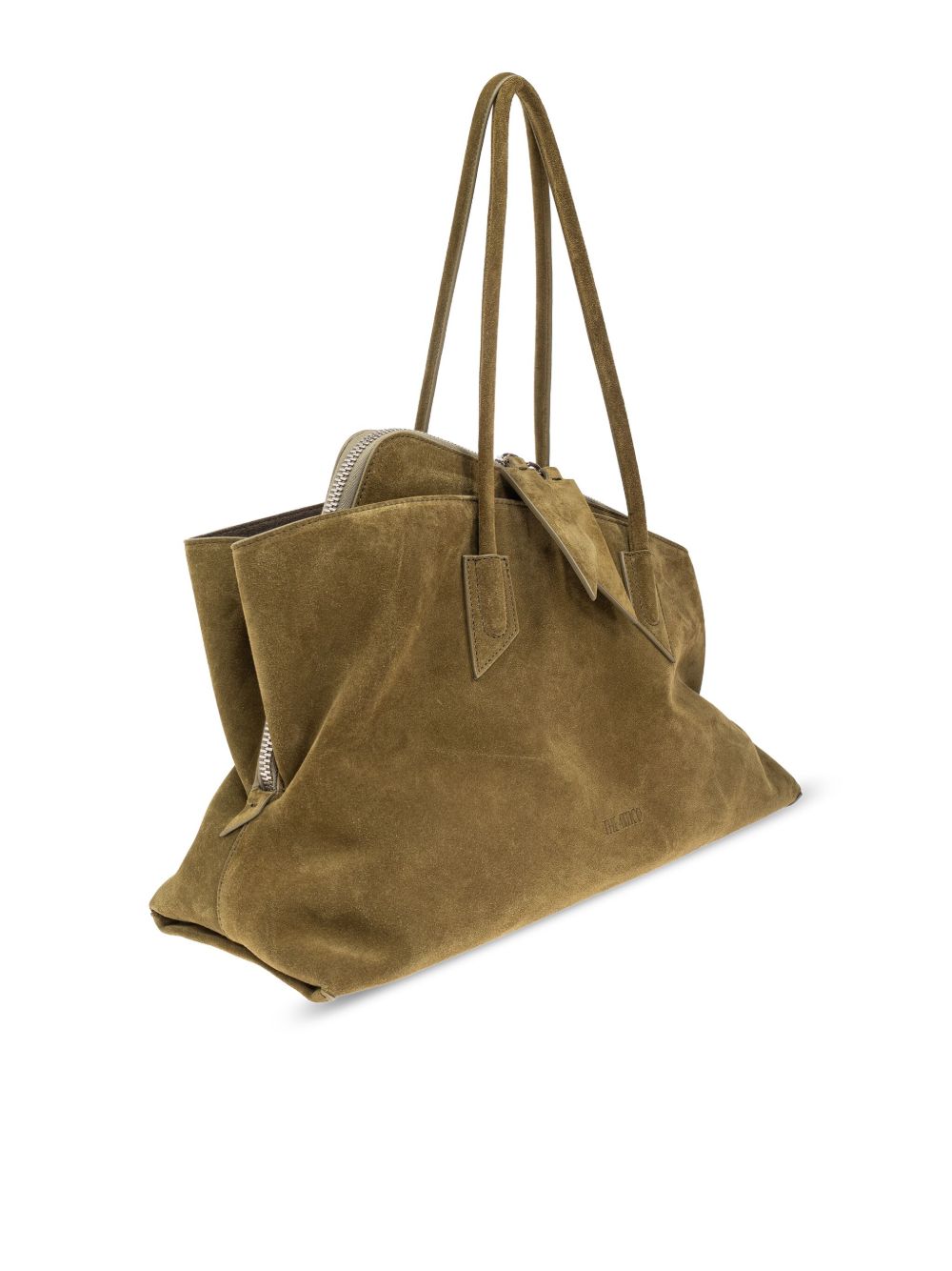 The Attico Women La Passeggiata Leather Shoulder Bag THE ATTICO