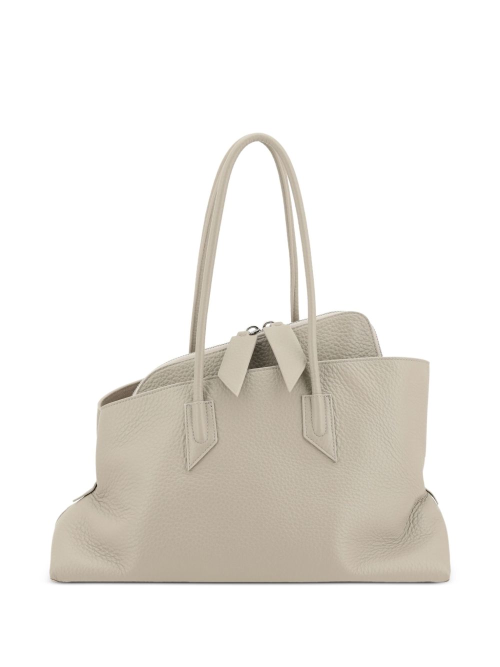 The Attico Women La Passeggiata Leather Shoulder Bag