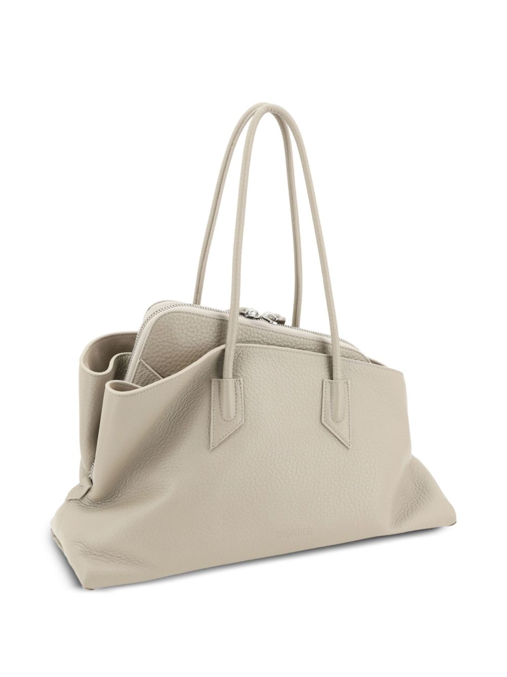 The Attico Women La Passeggiata Leather Shoulder Bag