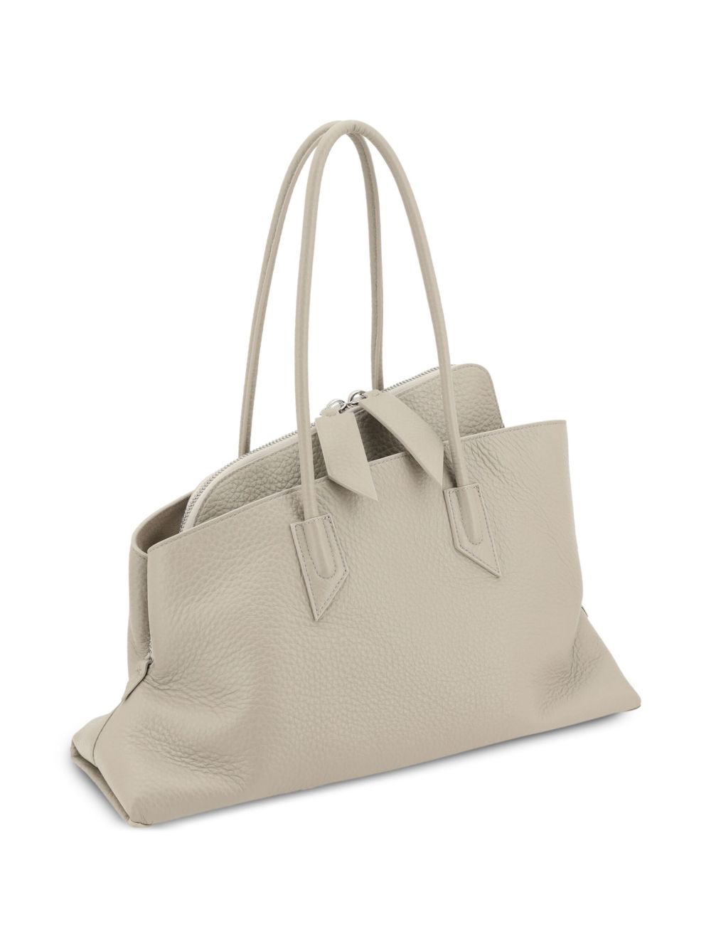 The Attico Women La Passeggiata Leather Shoulder Bag