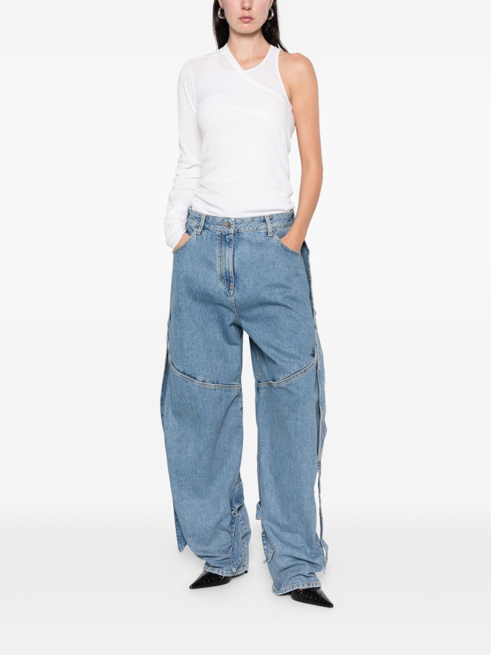 The Attico Women Denim Cotton Jeans THE ATTICO