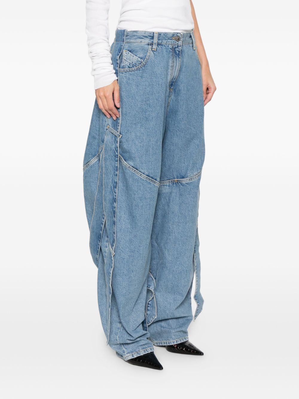 The Attico Women Denim Cotton Jeans THE ATTICO