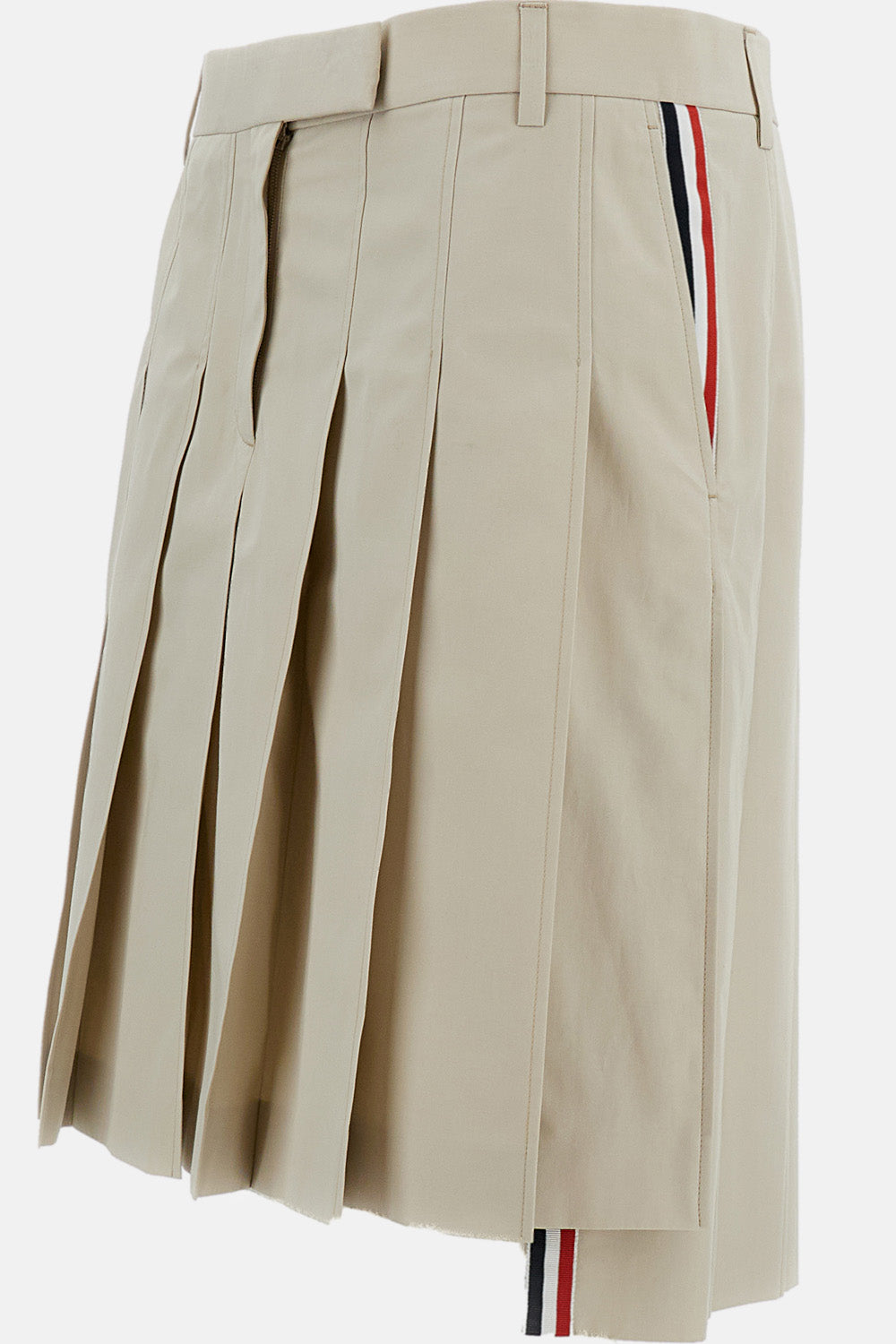 Thom Browne Women Cotton Pleated Skirt THOM BROWNE