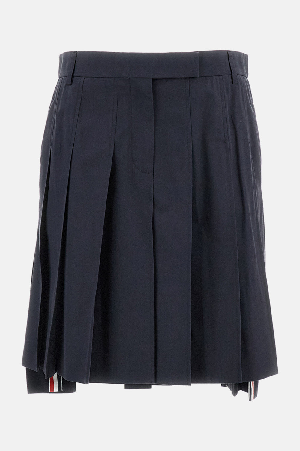 Thom Browne Women Cotton Pleated Skirt THOM BROWNE
