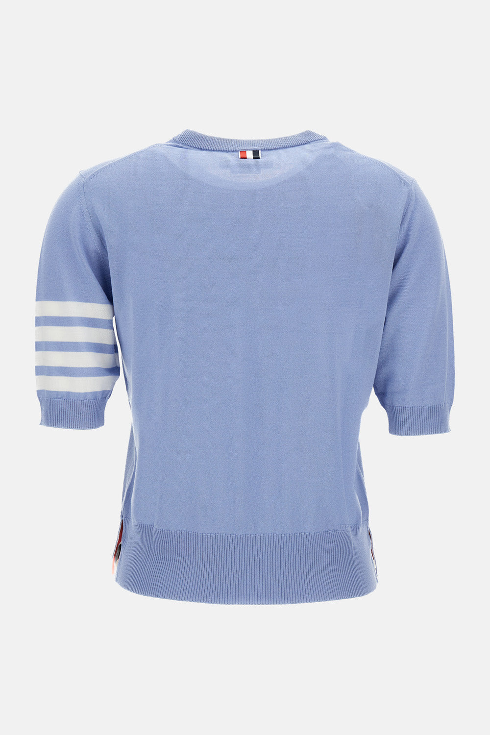 Thom Browne Women Merino Wool Jersey Stitch 4-Bar Tee THOM BROWNE