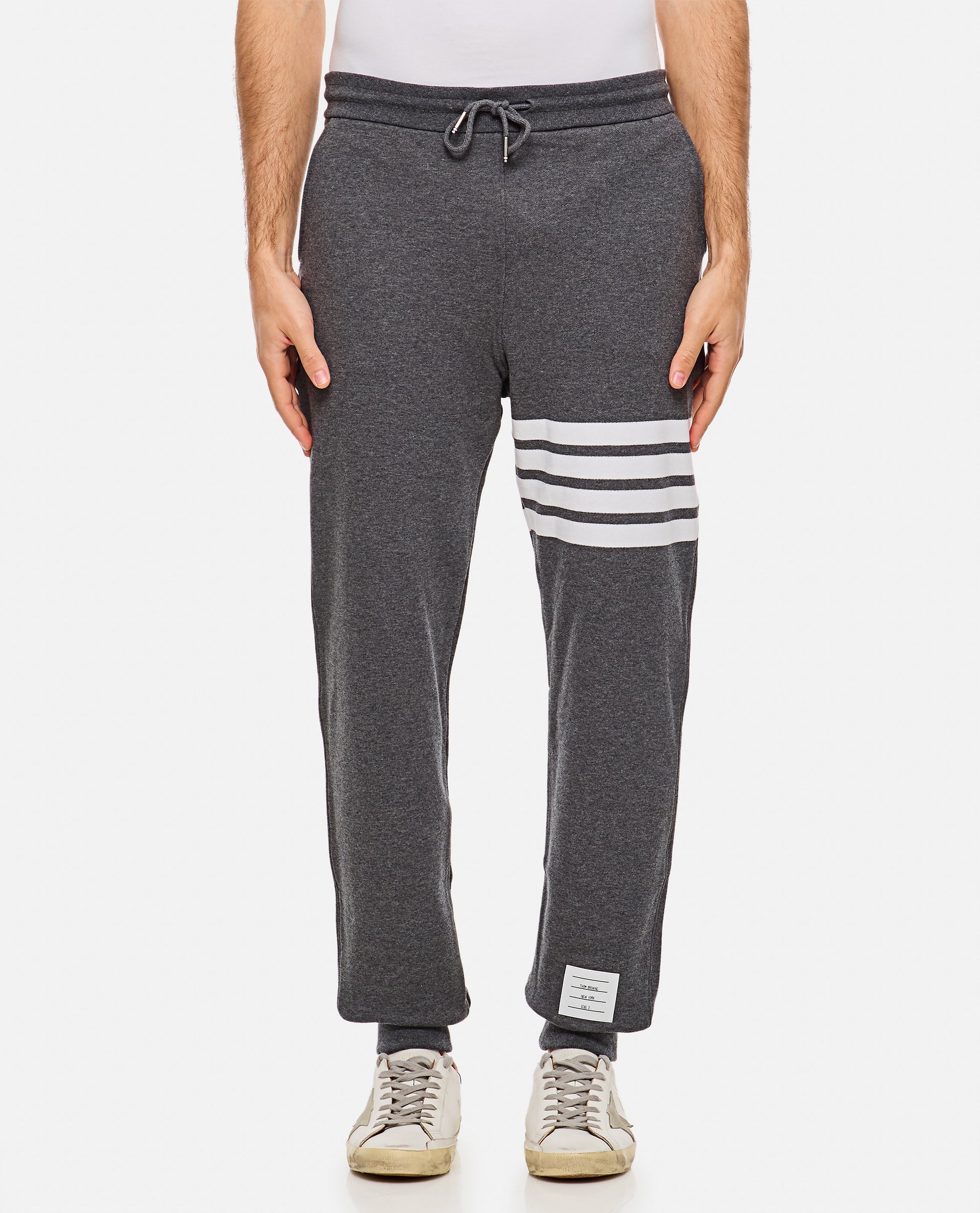 Thom Browne Men Classic Sweatpant In Classic Loopback W/ Engineered 4 Bar THOM BROWNE