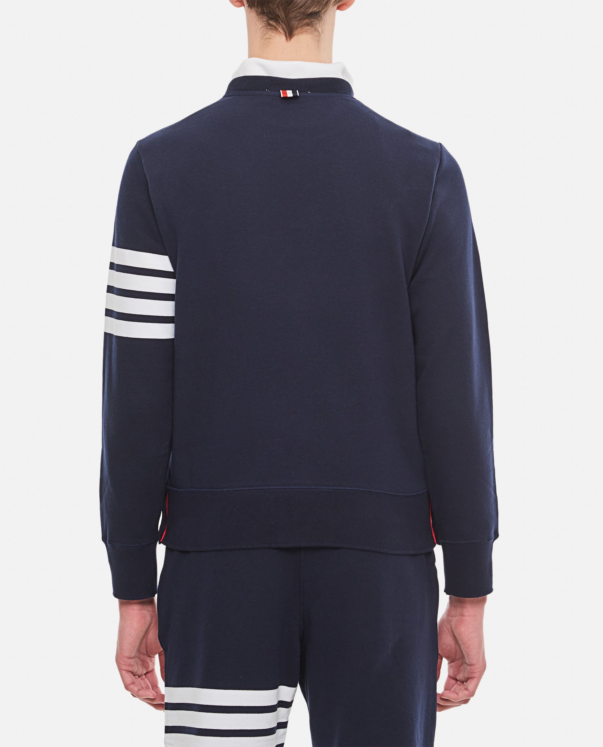 Thom Browne Men Classic Sweatshirt In Classic Loopback 4 Bar THOM BROWNE