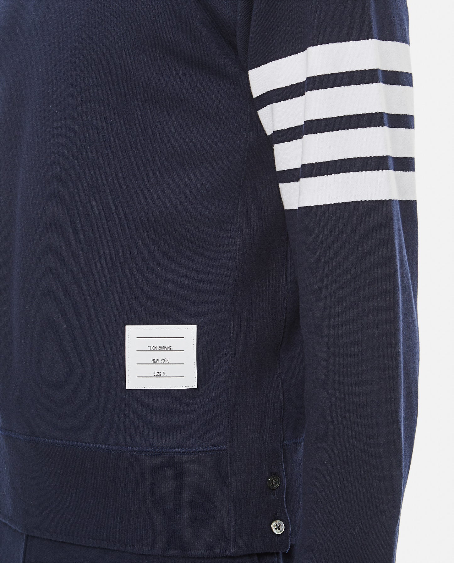 Thom Browne Men Classic Sweatshirt In Classic Loopback 4 Bar THOM BROWNE