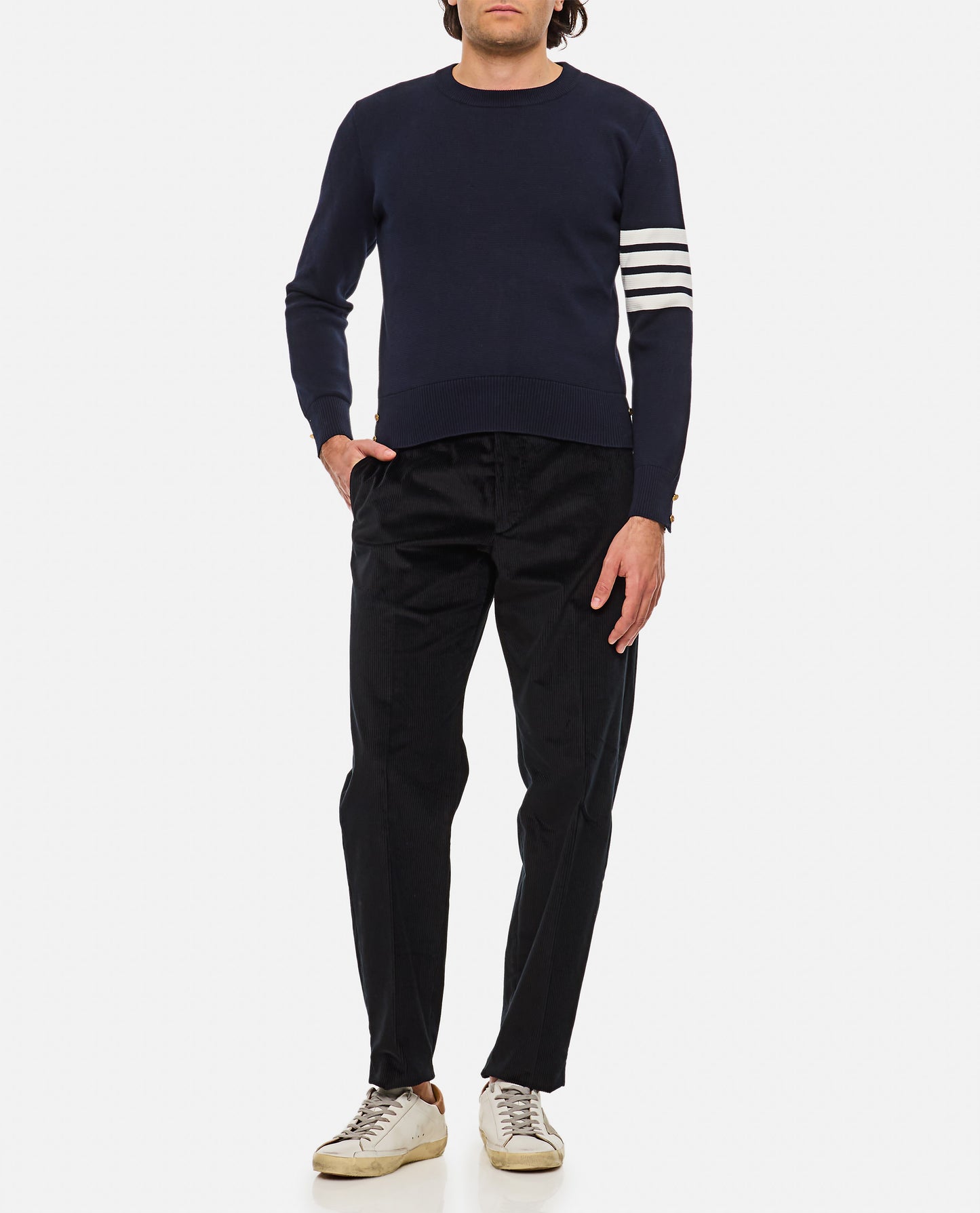 Thom Browne Men Pullover 4Bar THOM BROWNE