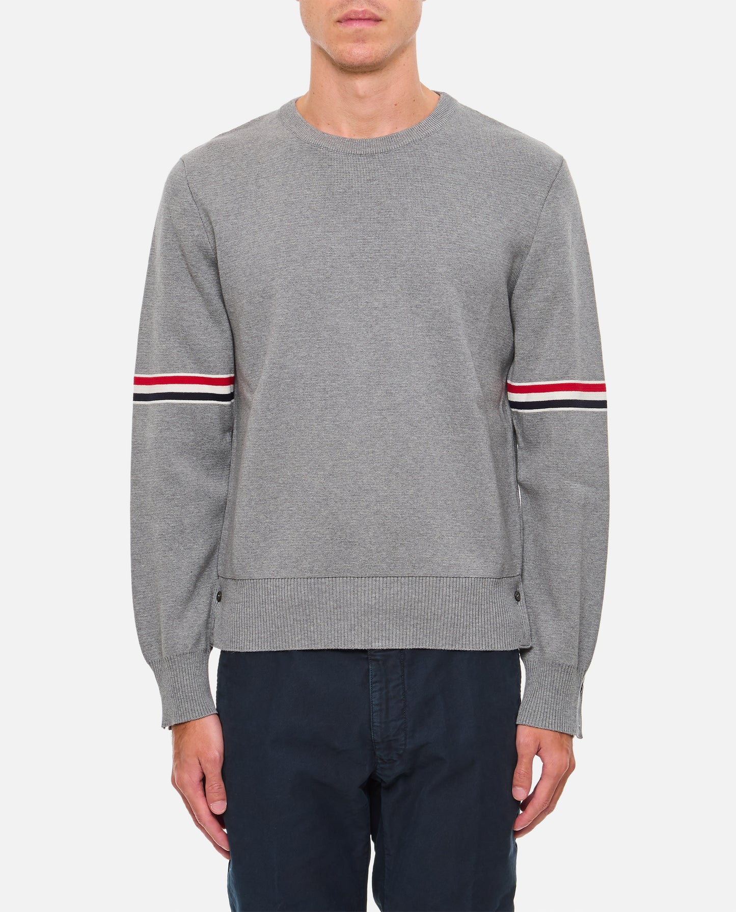 Thom Browne Men Crewneck Pullover THOM BROWNE