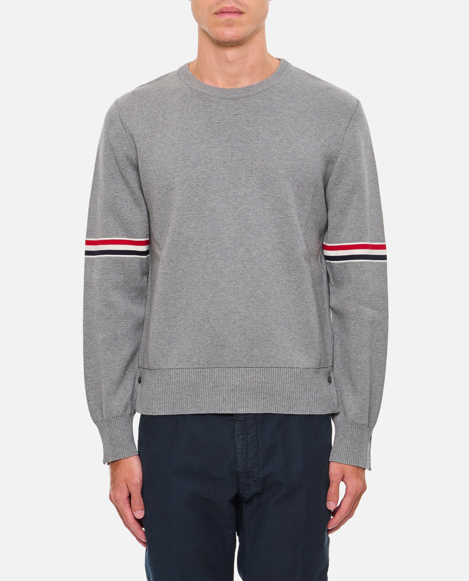 Thom Browne Men Crewneck Pullover THOM BROWNE