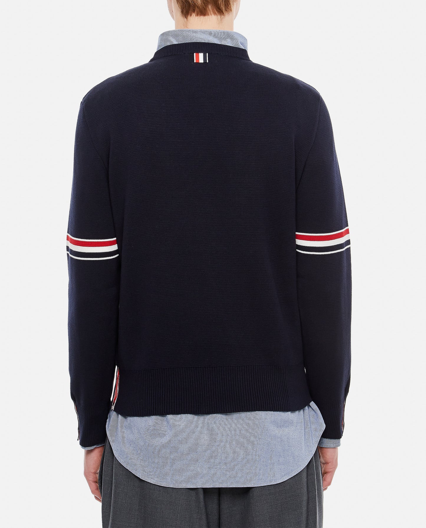Thom Browne Men Milano Stitch Crewneck Pullover THOM BROWNE
