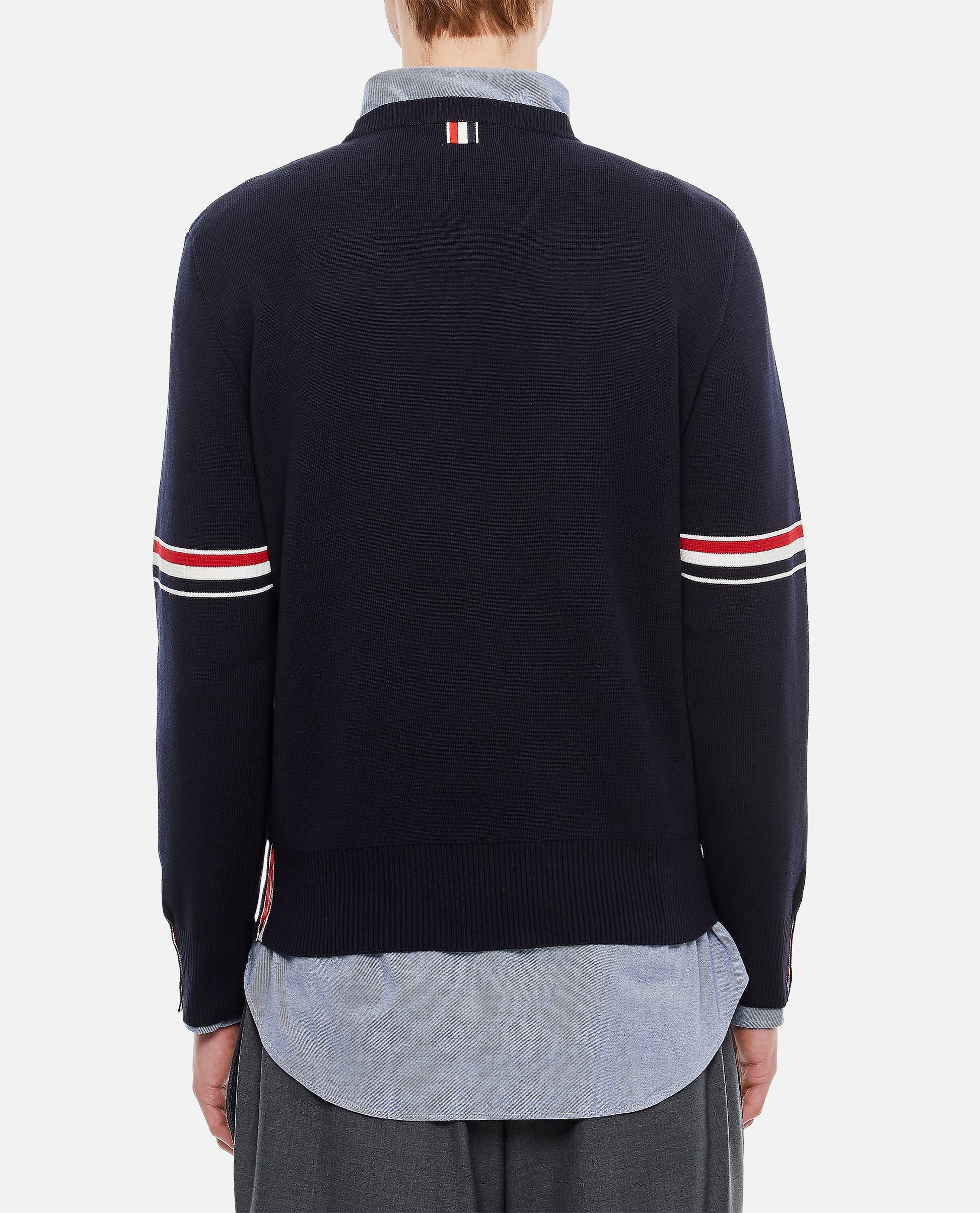 Thom Browne Men Milano Stitch Crewneck Pullover THOM BROWNE