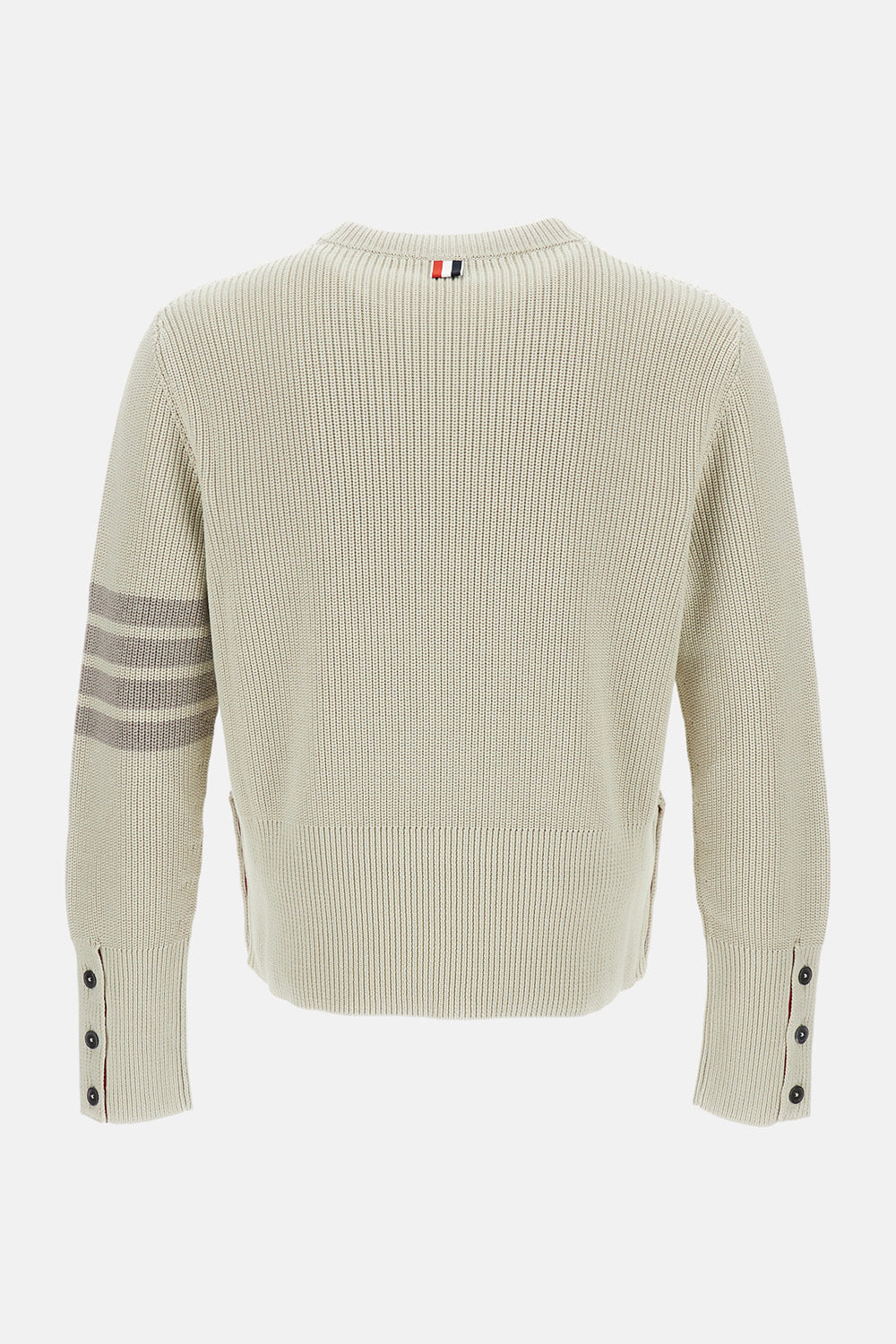 Thom Browne Men Crewneck Cotton Sweater THOM BROWNE