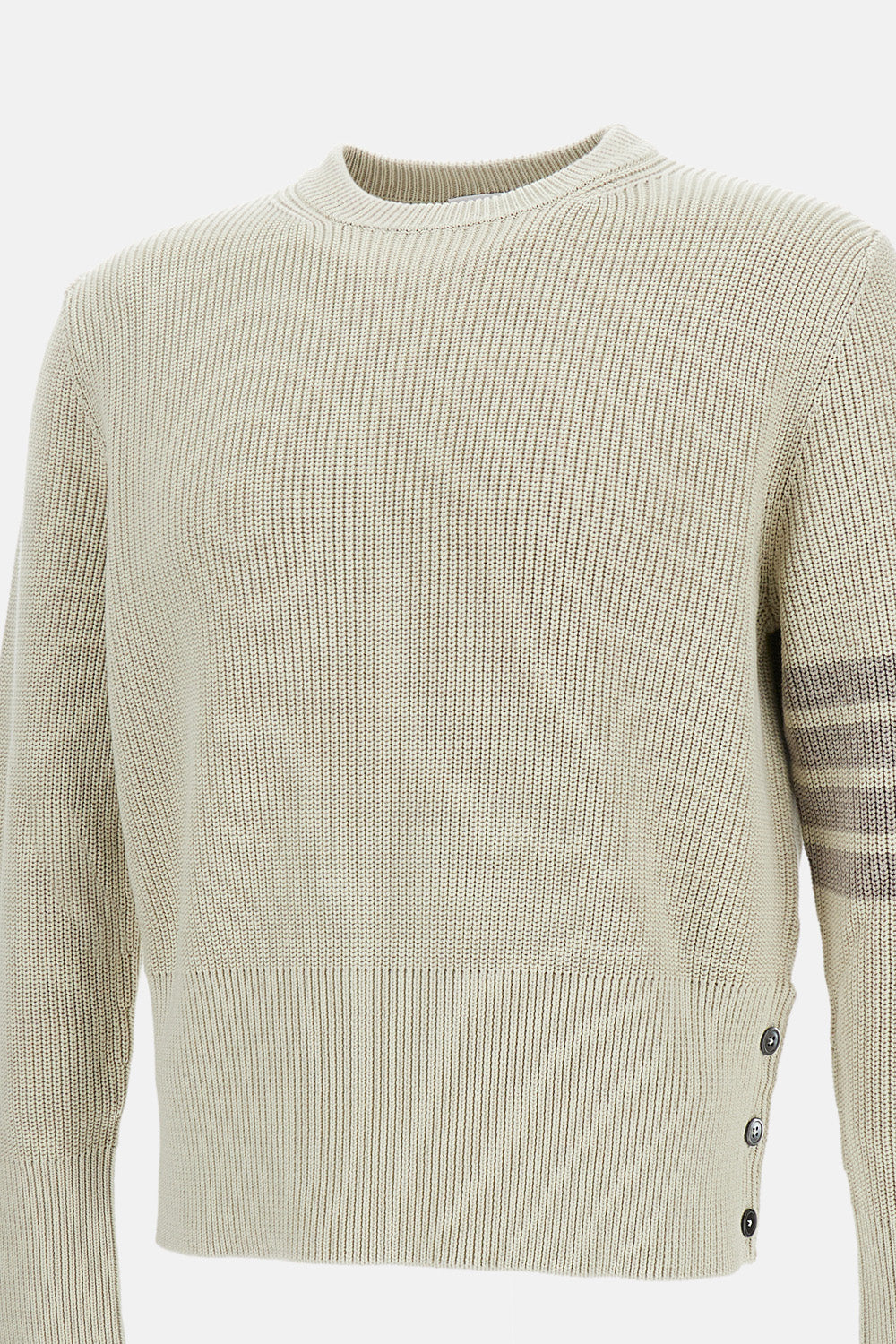 Thom Browne Men Crewneck Cotton Sweater THOM BROWNE