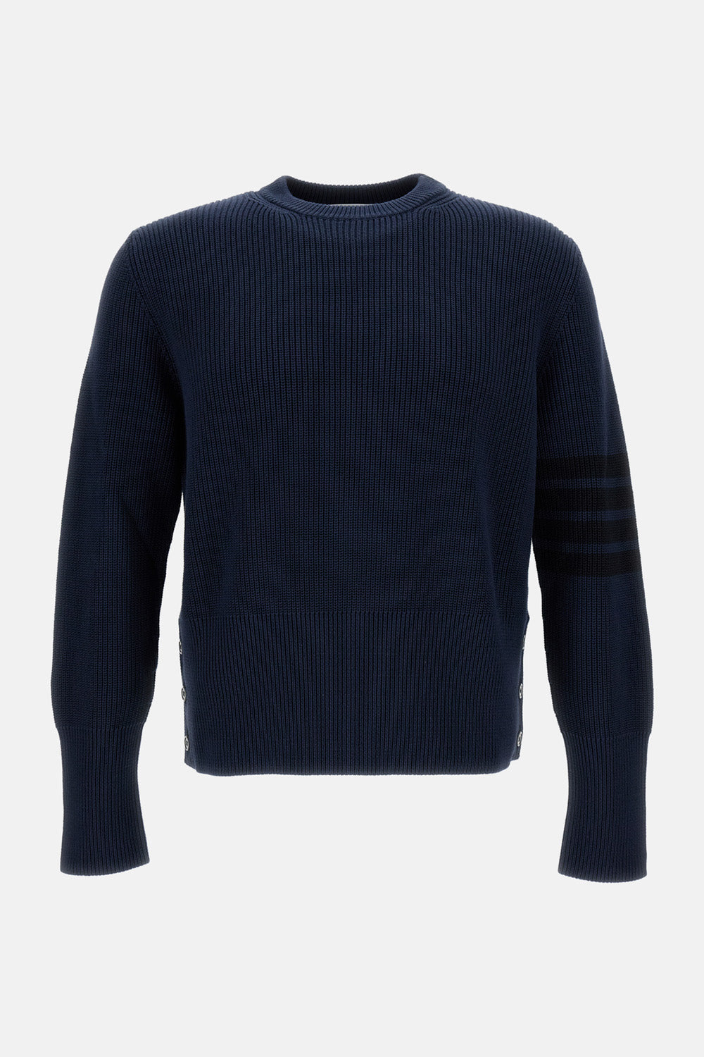 Thom Browne Men Crewneck Cotton Cardigan THOM BROWNE