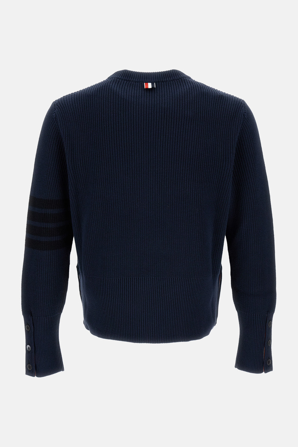 Thom Browne Men Crewneck Cotton Cardigan THOM BROWNE
