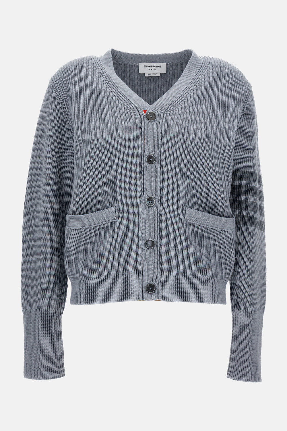 Thom Browne Men V Neck Cardigan THOM BROWNE