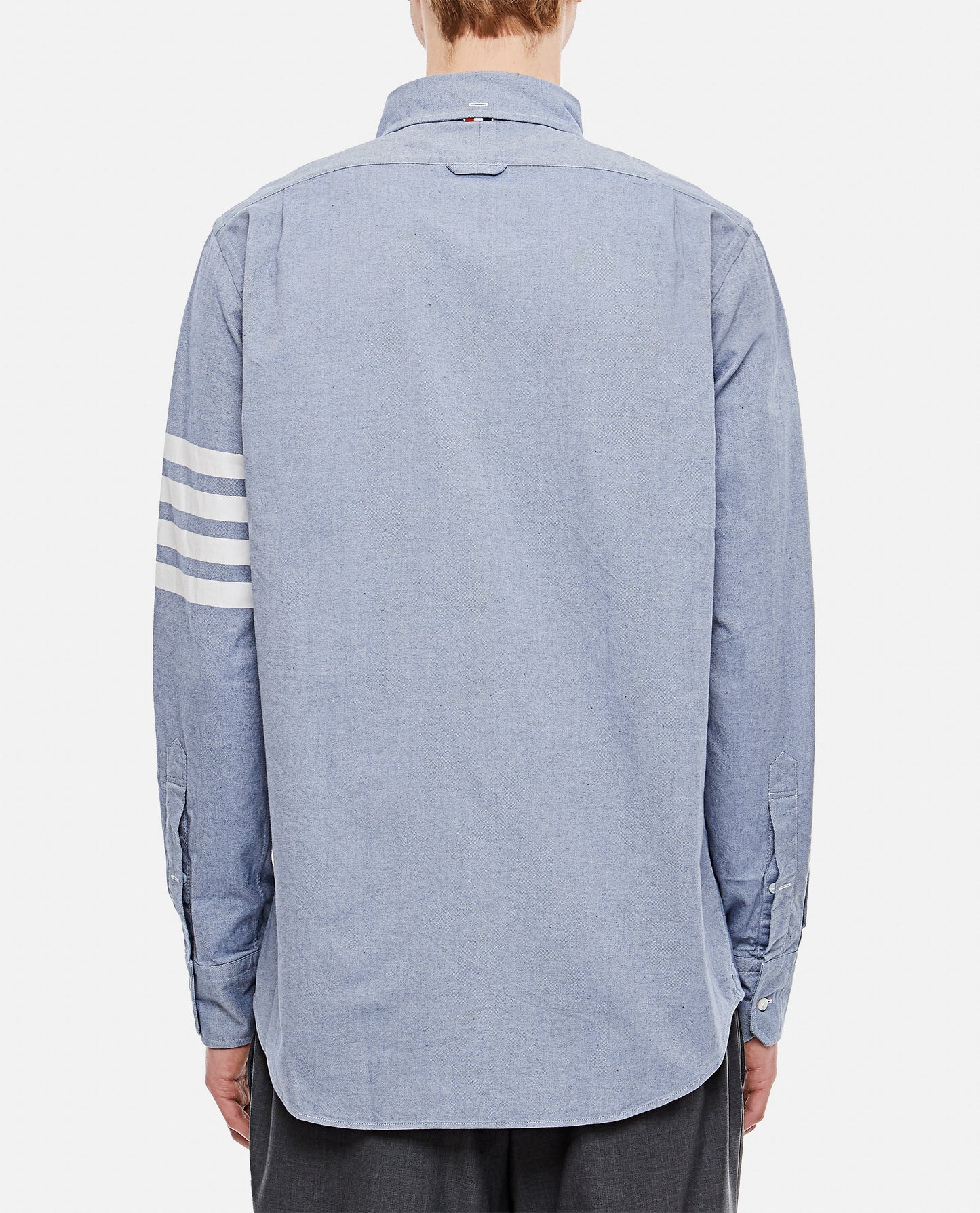 Thom Browne Men Classic 4Bars Cotton Shirt THOM BROWNE