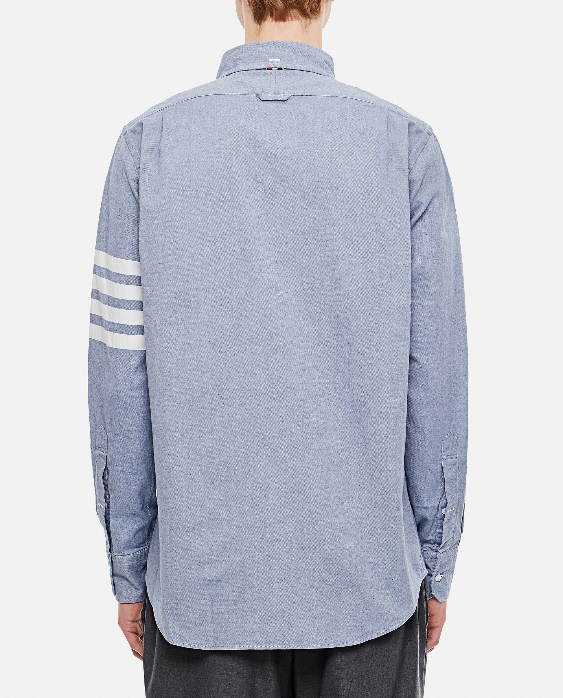 Thom Browne Men Classic 4Bars Cotton Shirt THOM BROWNE