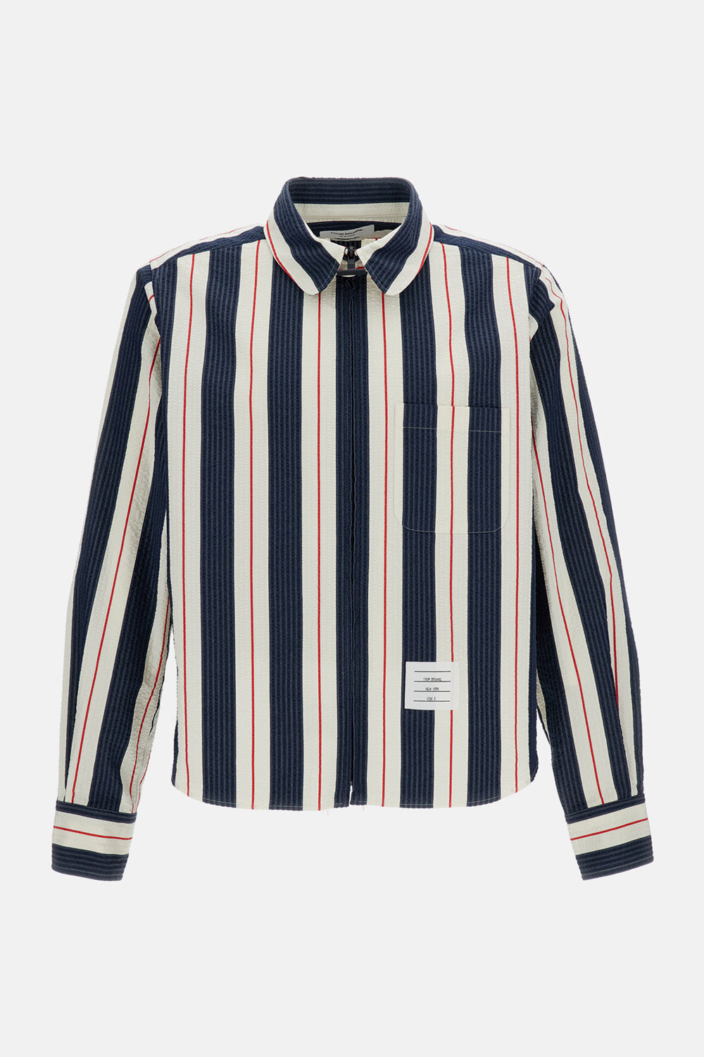 Thom Browne Men Zip-Up Shirt THOM BROWNE