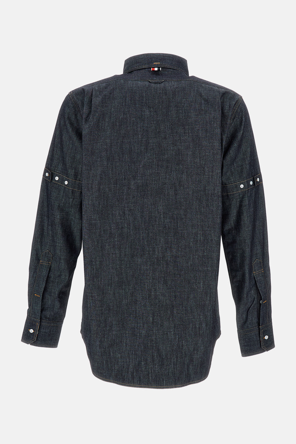 Thom Browne Men Straight Fit Denim Shirt THOM BROWNE