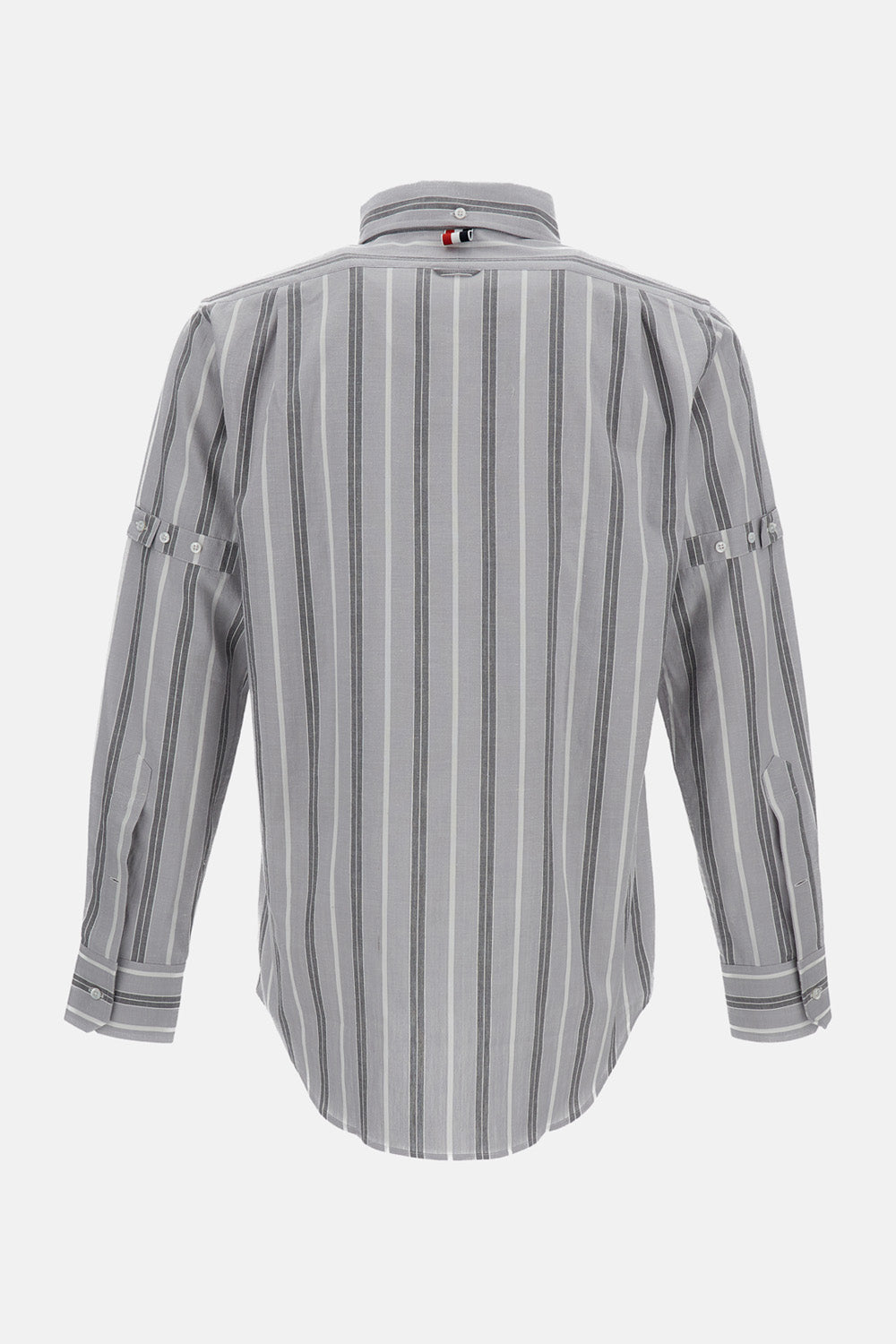 Thom Browne Men Striped Cotton Shirt THOM BROWNE