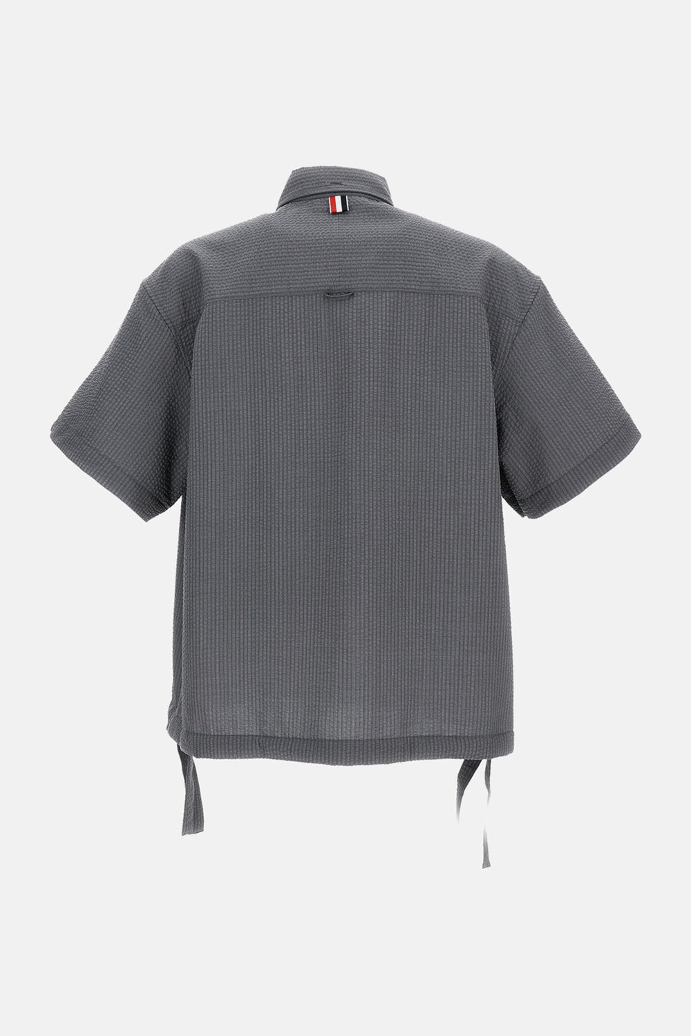 Thom Browne Men Short-Sleeve Oversize Shirt THOM BROWNE