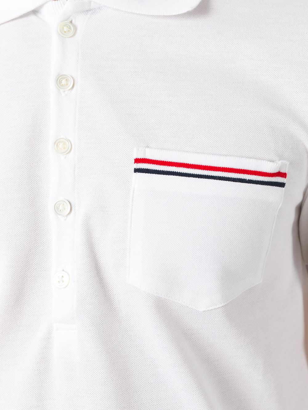 Thom Browne Men Cotton Polo Shirt THOM BROWNE