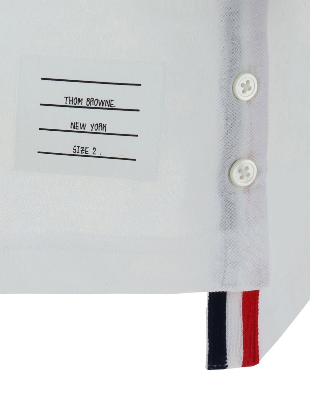 Thom Browne Men Cotton Polo Shirt THOM BROWNE