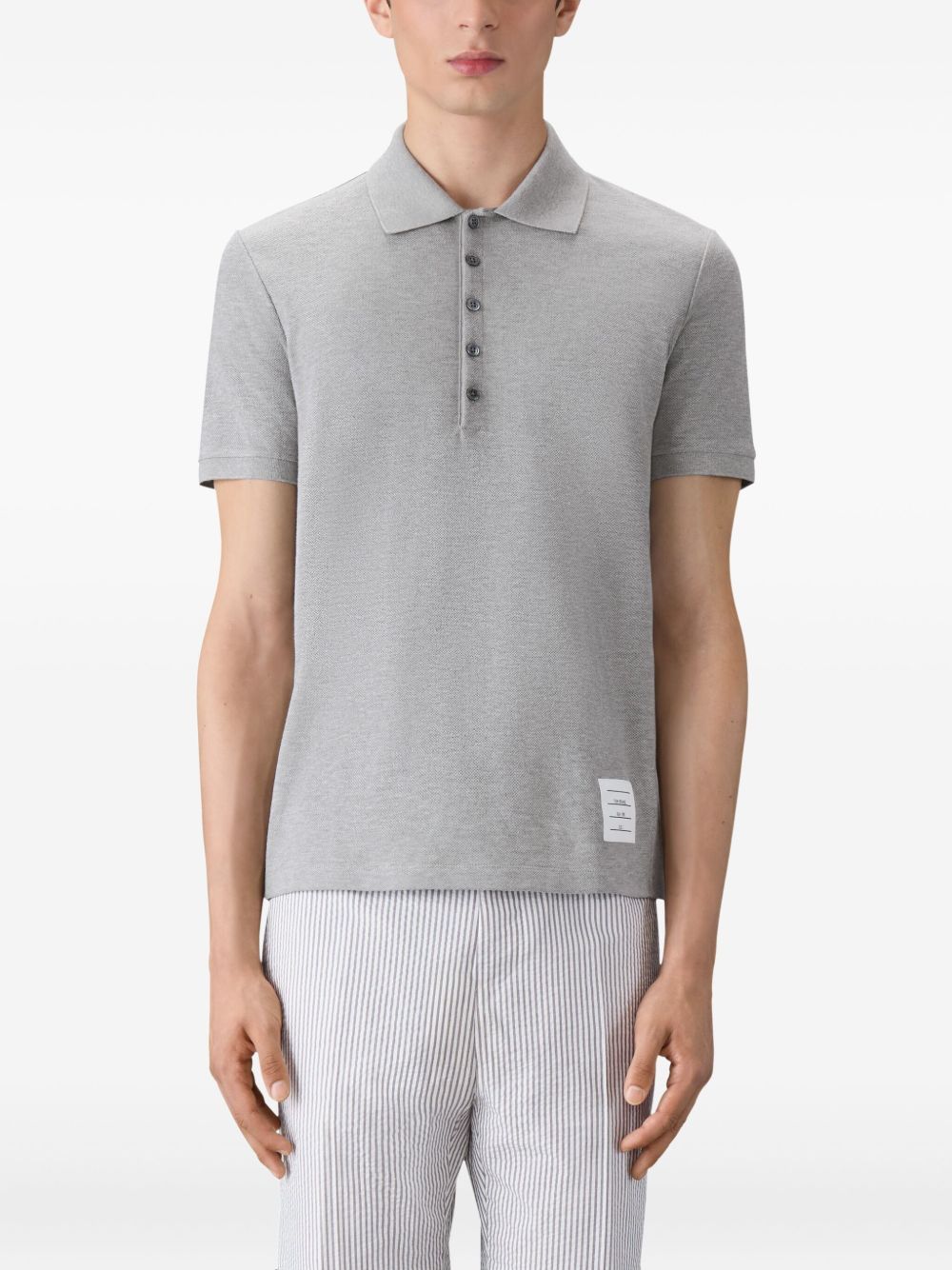 Thom Browne Men Cotton Polo Shirt THOM BROWNE