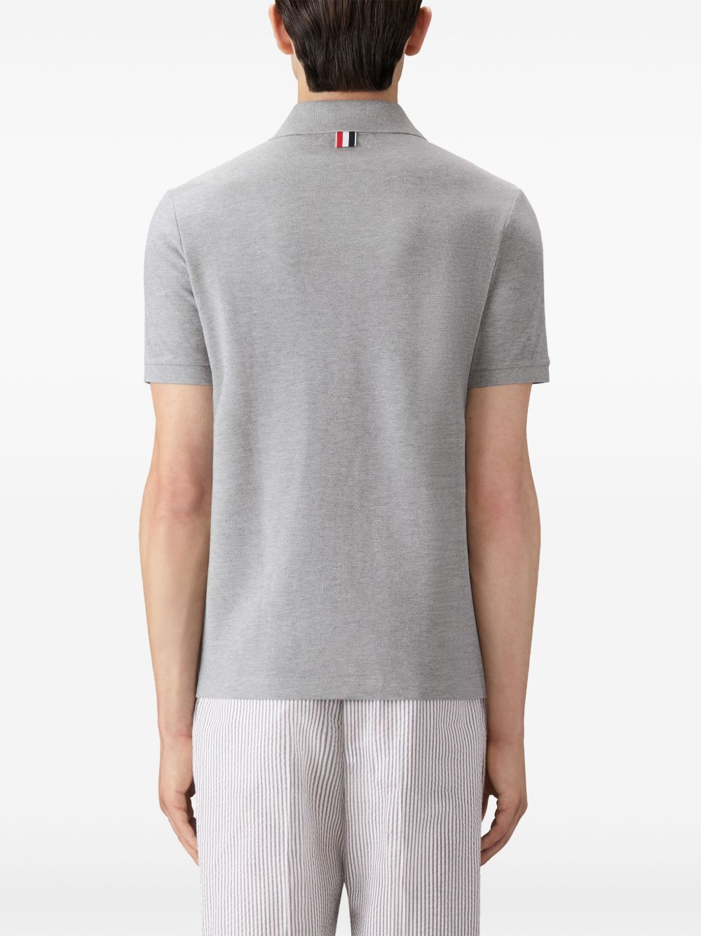Thom Browne Men Cotton Polo Shirt THOM BROWNE