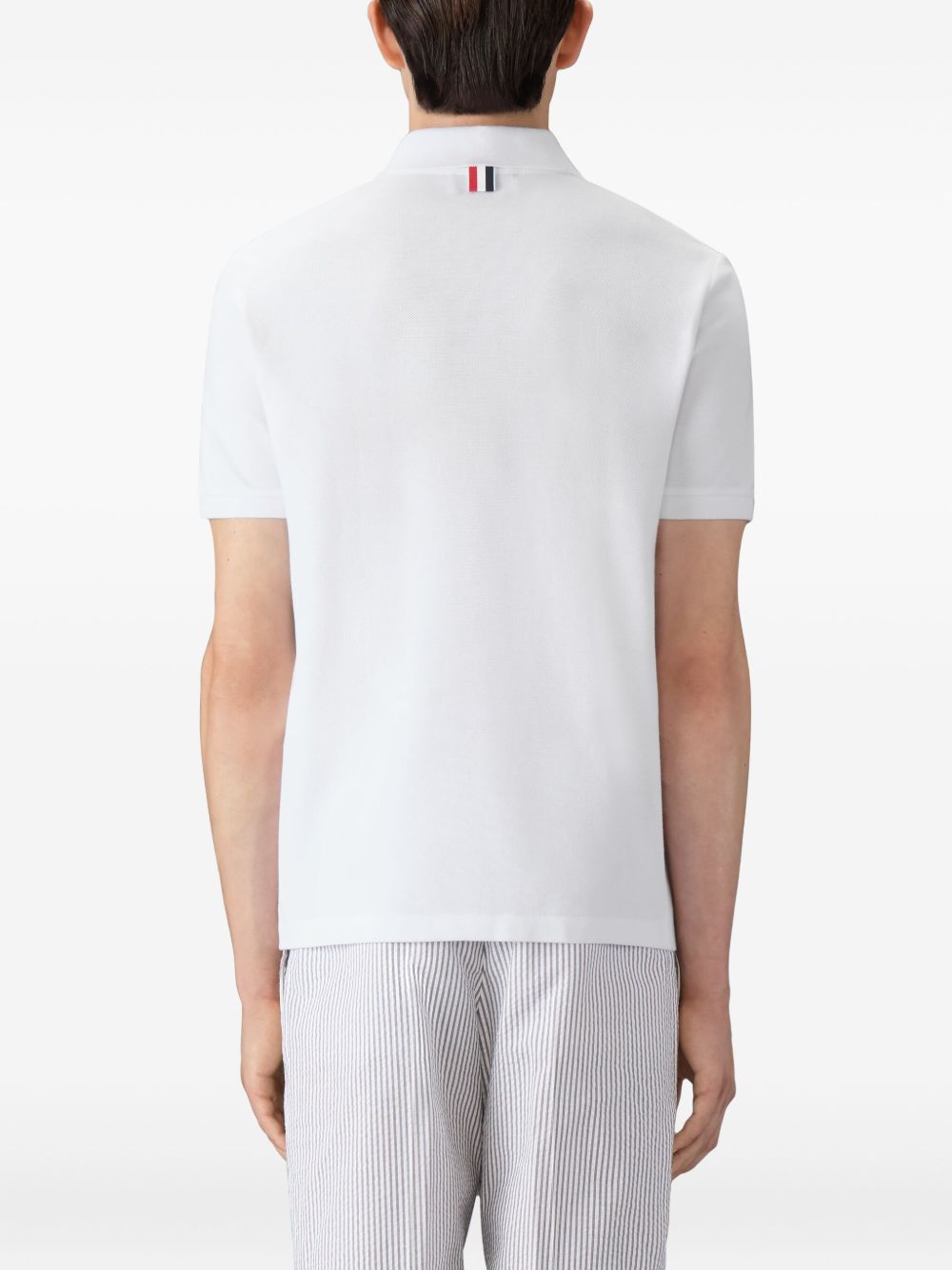 Thom Browne Men Cotton Polo Shirt