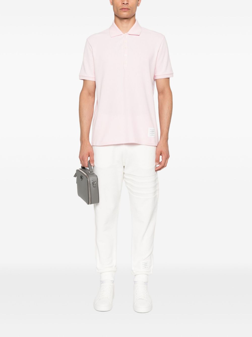 Thom Browne Men Cotton Polo Shirt