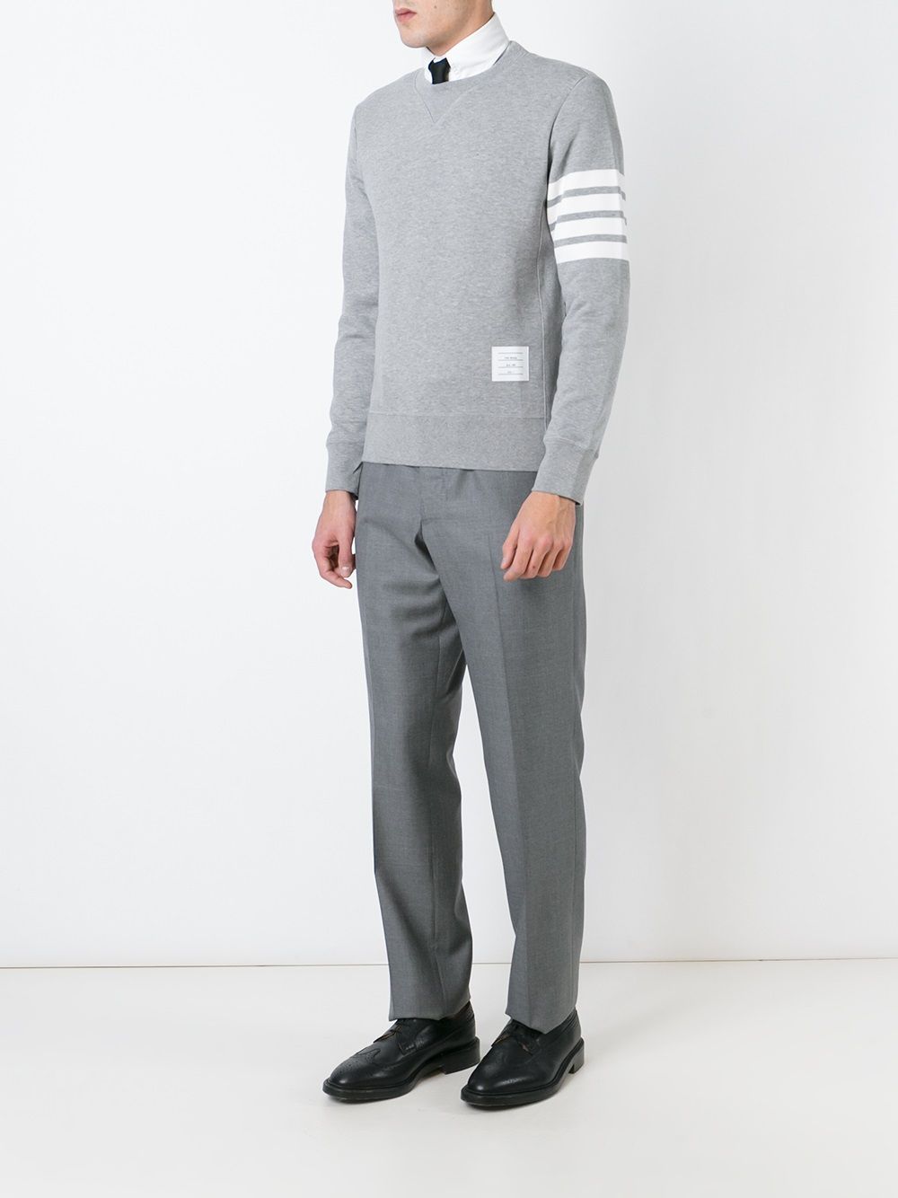 Thom Browne Men Cotton Crewneck Sweatshirt THOM BROWNE