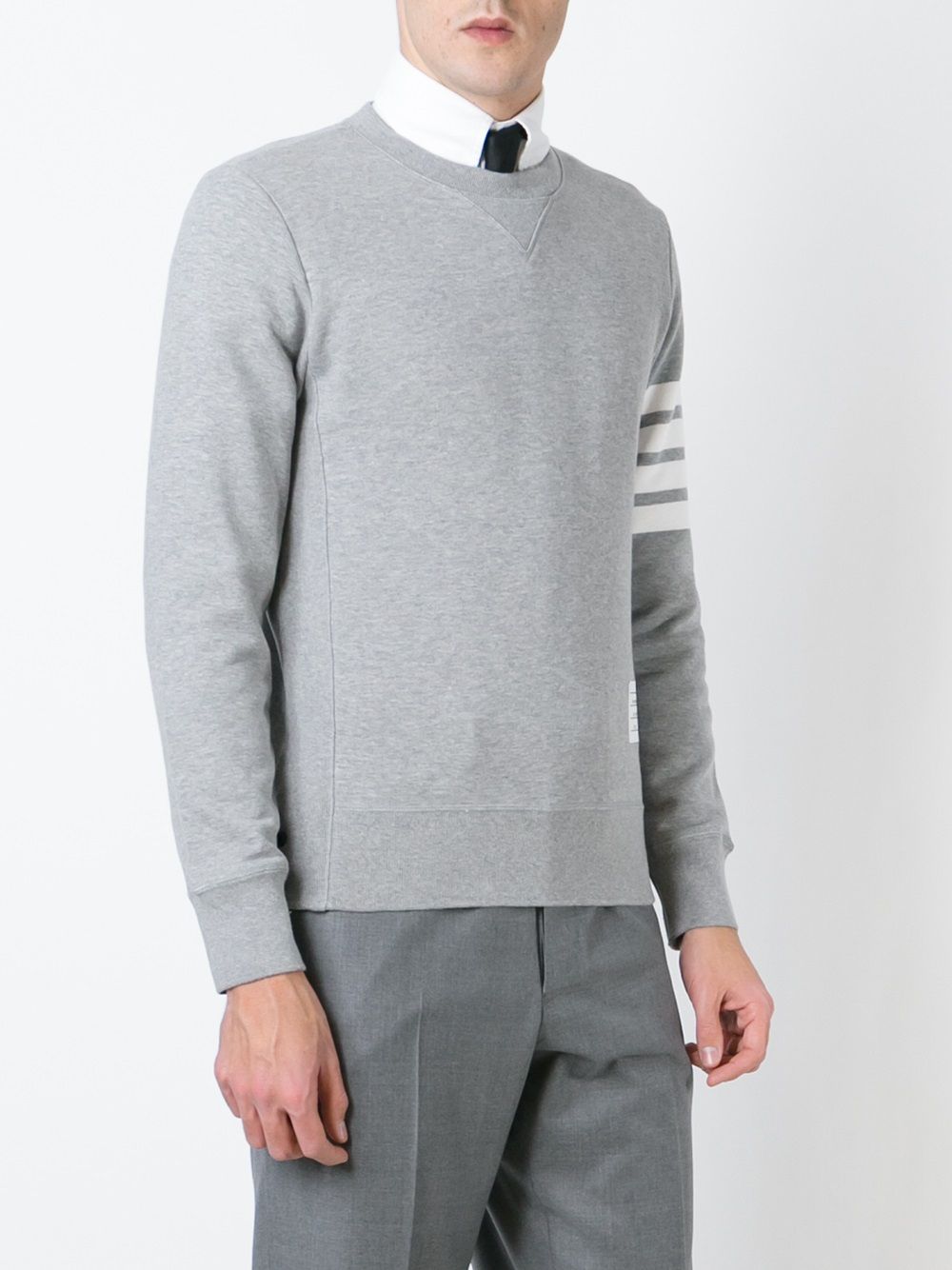 Thom Browne Men Cotton Crewneck Sweatshirt THOM BROWNE