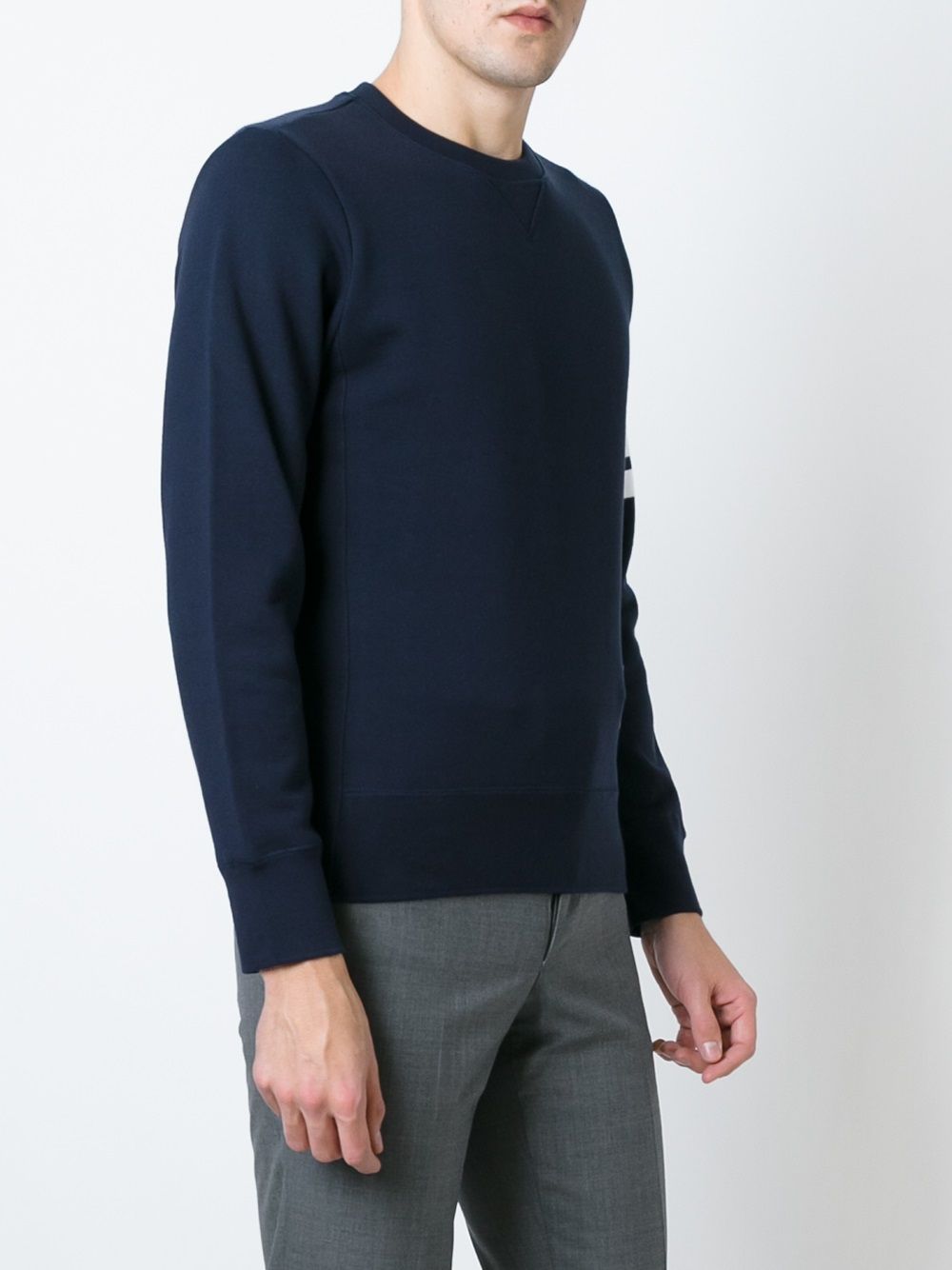 Thom Browne Men Cotton Crewneck Sweatshirt THOM BROWNE