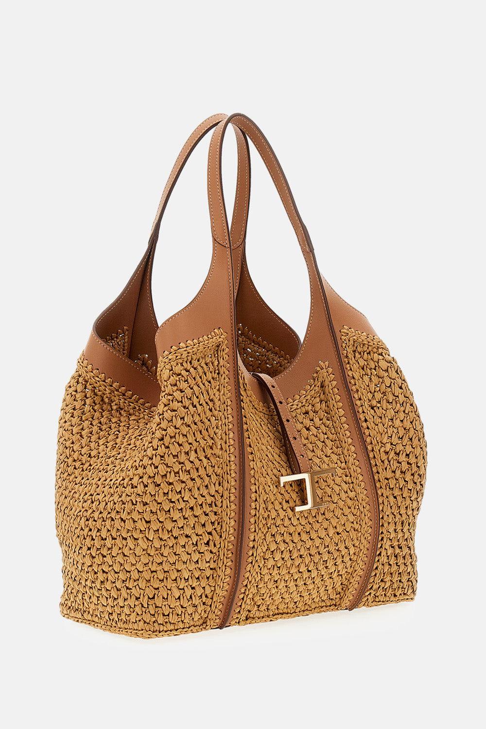 Tod's Women Medium T Timeless Crochet Shopping Bag TOD'S