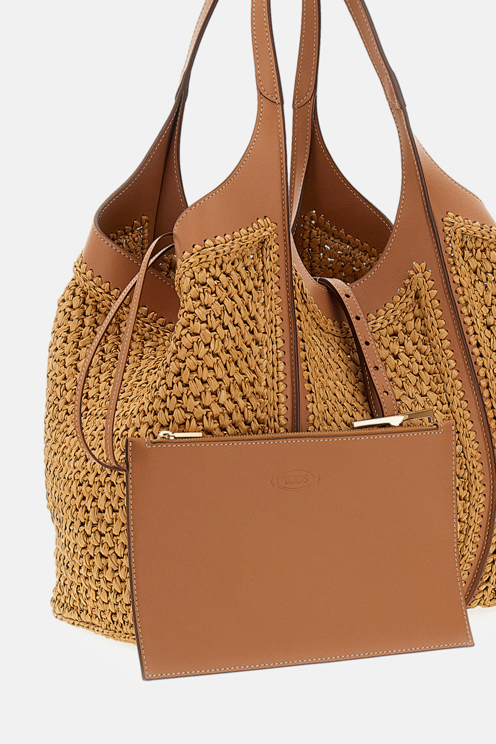 Tod's Women Medium T Timeless Crochet Shopping Bag TOD'S