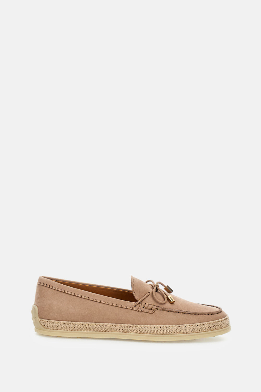 Tod's Women Leather And Raffia Loafer TOD'S