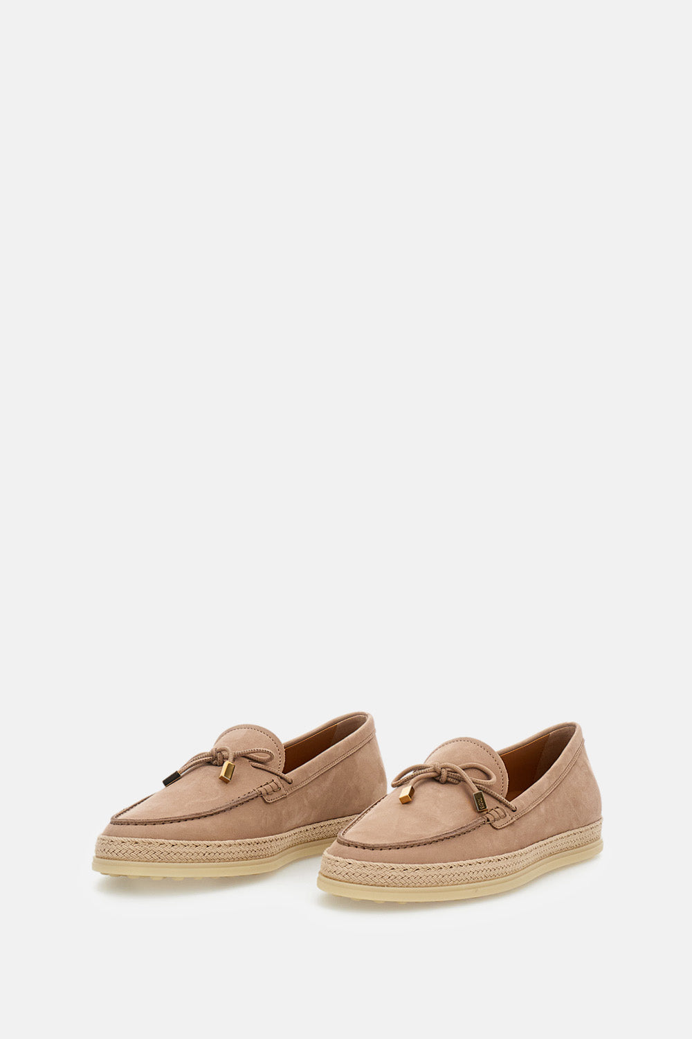 Tod's Women Leather And Raffia Loafer TOD'S