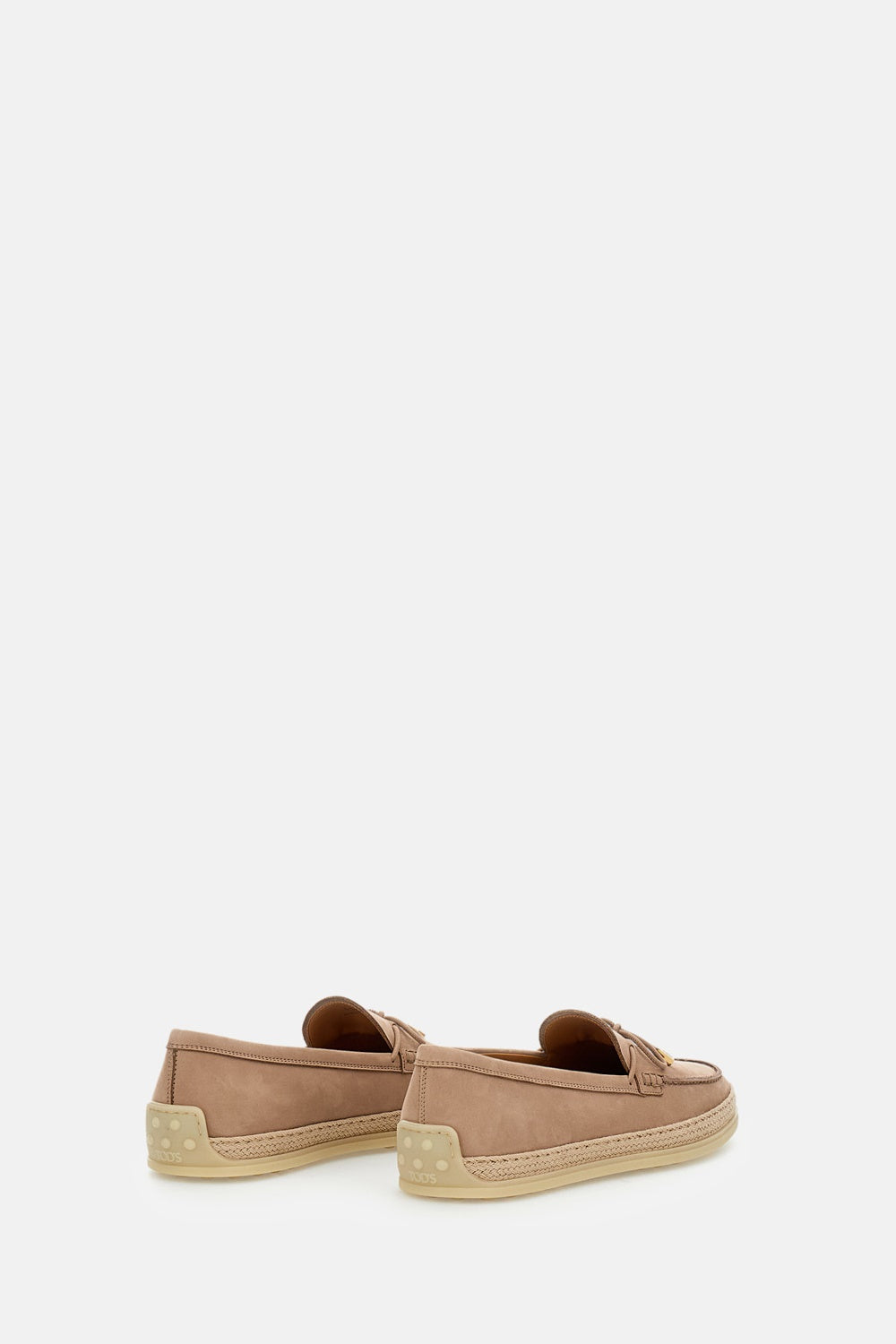 Tod's Women Leather And Raffia Loafer TOD'S
