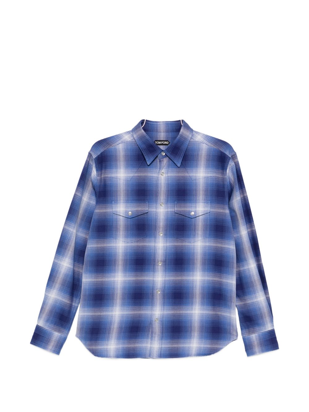 Tom Ford Men Cotton Checked Shirt TOM FORD
