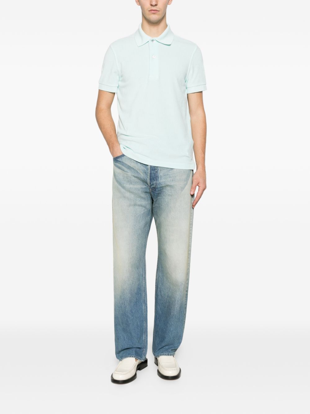 Tom Ford Men Cotton Polo Shirt TOM FORD