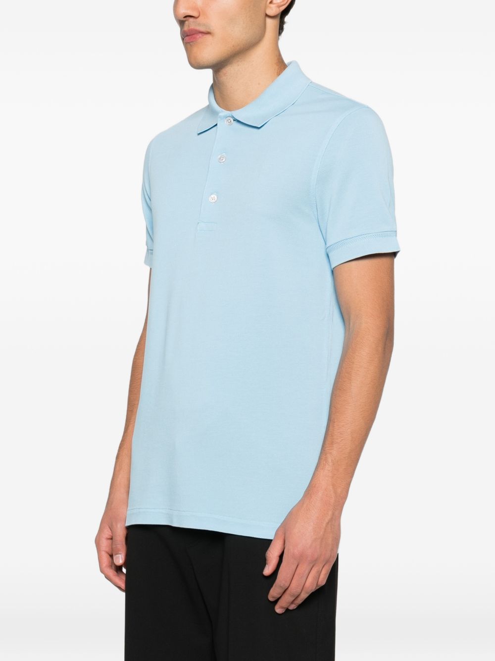 Tom Ford Men Cotton Blend Polo Shirt TOM FORD