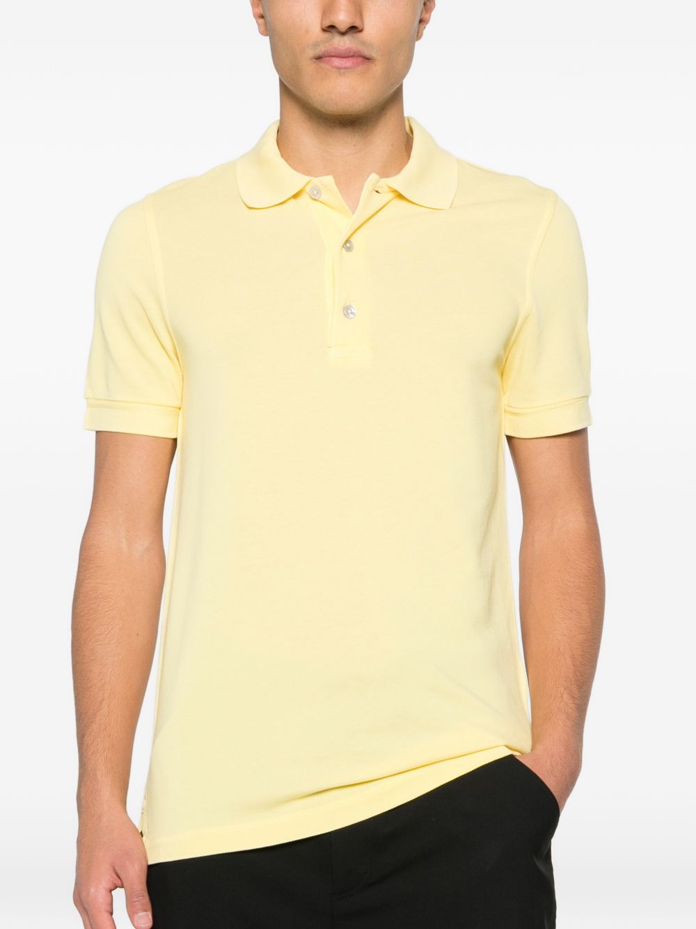 Tom Ford Men Cotton Blend Polo Shirt TOM FORD