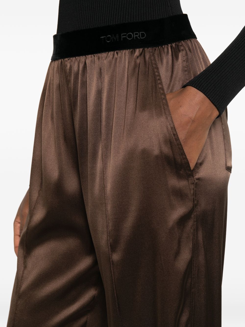 Tom Ford Women Pajama Silk Trousers TOM FORD