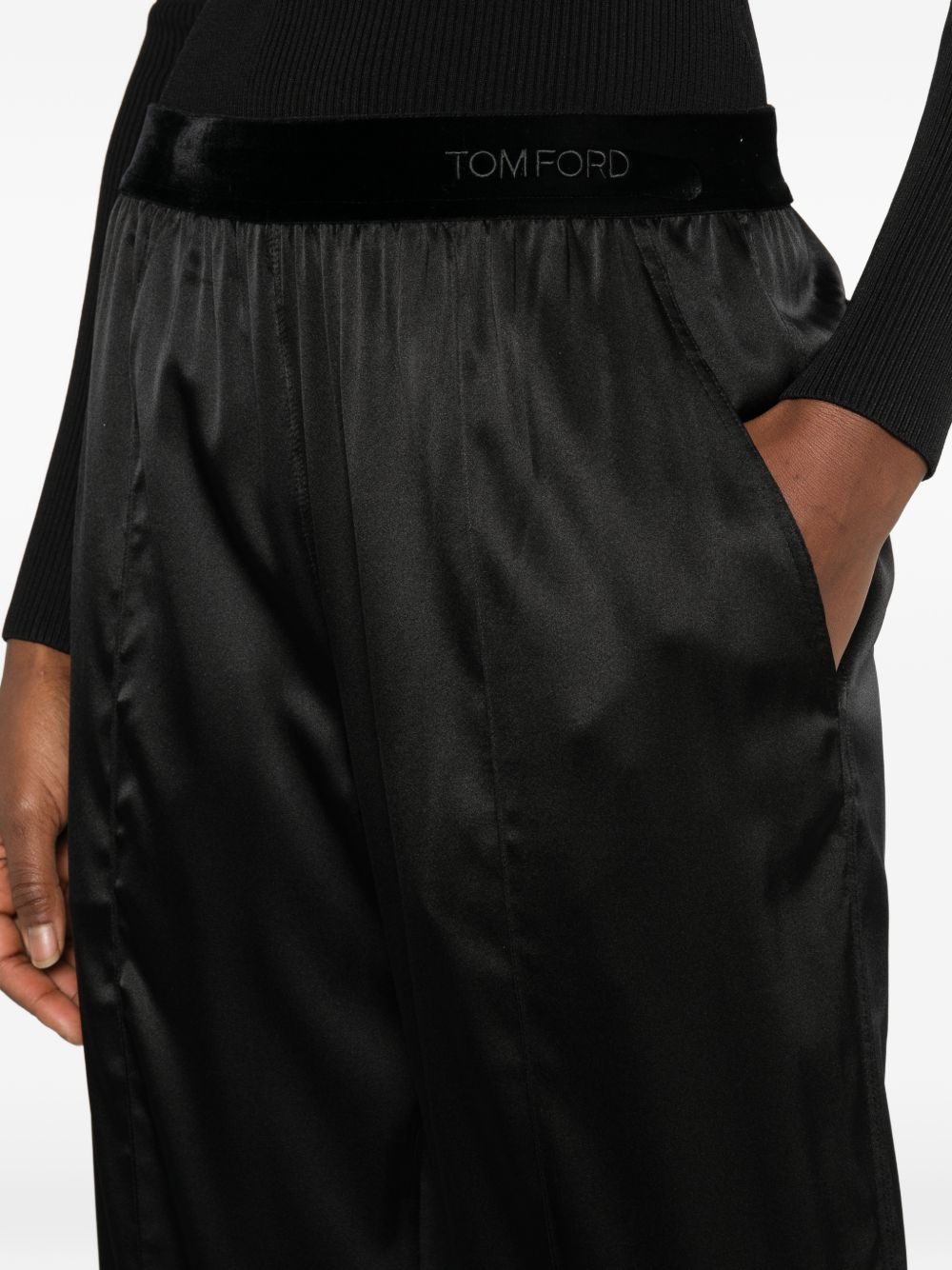 Tom Ford Women Pajama Silk Trousers TOM FORD