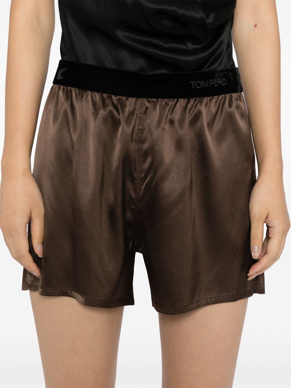 Tom Ford Women Silk Pajama Shorts
